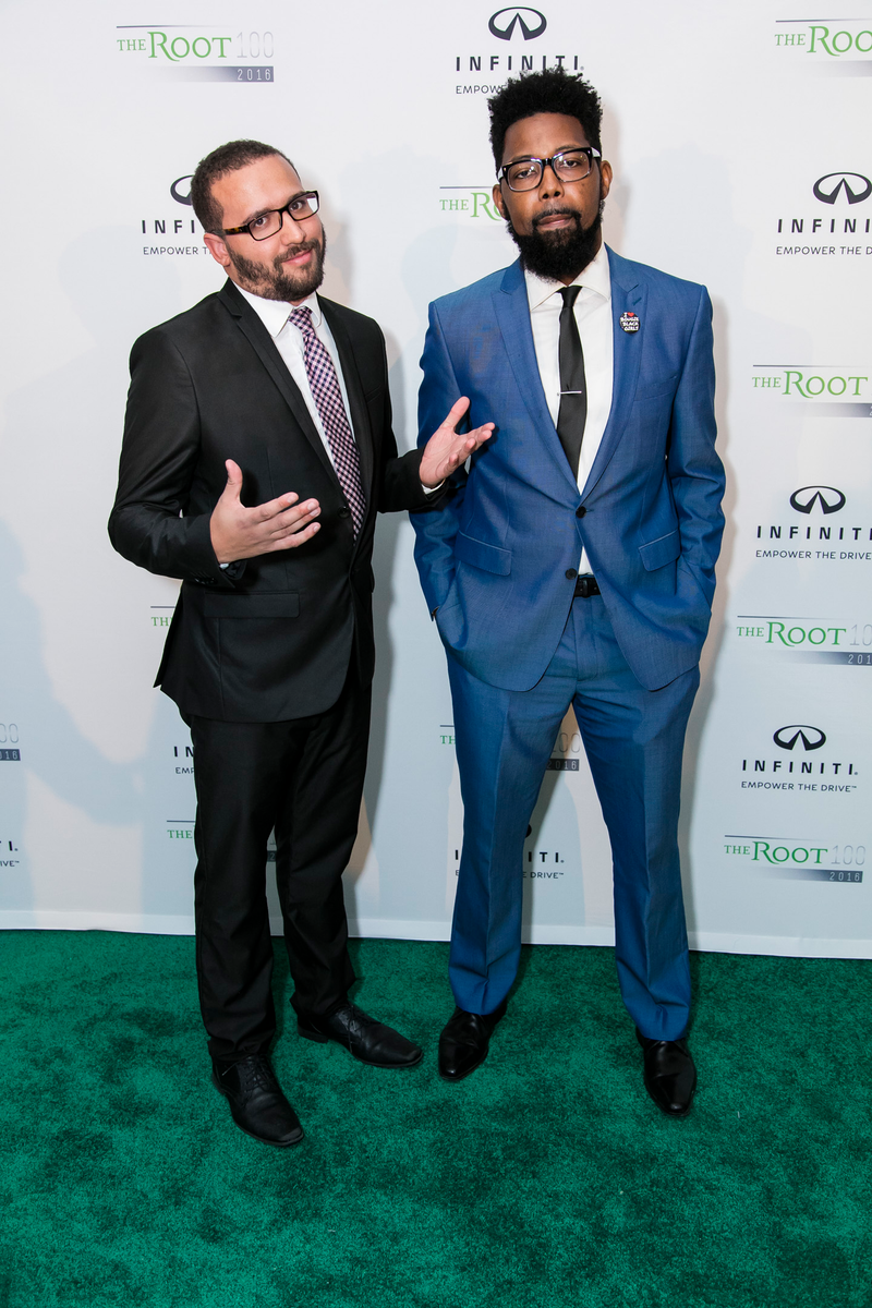 The Root 100 honorees Wesley Lowery and Damon YoungDerrick Davis